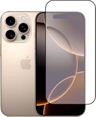 PLUGTECH Advanced Tempered Glass With Anti-Explosion 9H Hardness Edge-To-Edge Coverage Screen Guard for iPhone 16PRO MAX