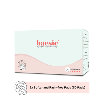 2x Softer and Rash-free Heavy Flow Sanitary Pads - Pack of 30