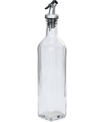 Somil Container Set  Glass Transparent Oil Container ( Set of 1 )