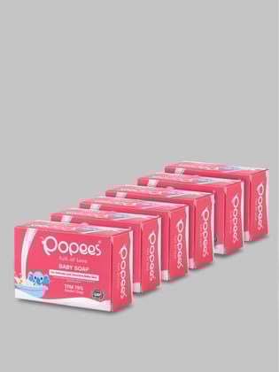 Popees Grade 1 Baby Soap - Pack of 6-100 GM