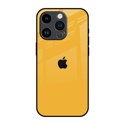 Fluorescent Yellow Glass case for iPhone 14 Pro