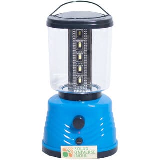 SOLAR UNIVERSE INDIA Solar LED Lamp cum Lantern with 360 degrees white LED lighting, inbuilt battery  solar panel - 6 Modes 4 hrs Lantern Emergency Light