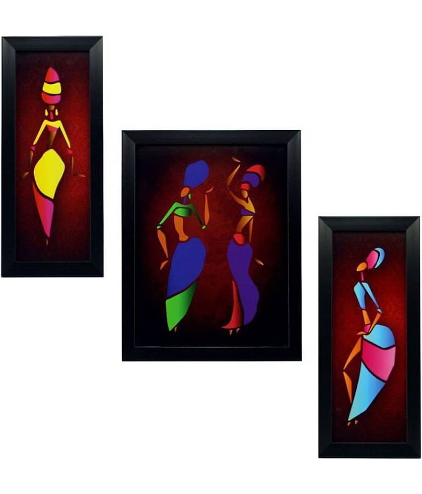 Indianara Synthetic Painting With Frame