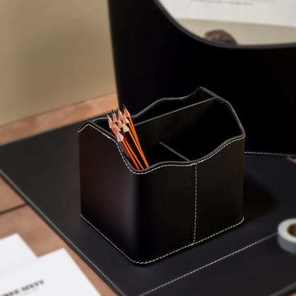 Modella Multi Storage Desk Organizer Black-Black