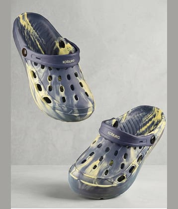 Koburg Rainbow Kids Marbled Clogs|Lightweight|EVA Upper & Sole | Grippy Sole|Flexible Comfort KF-204
