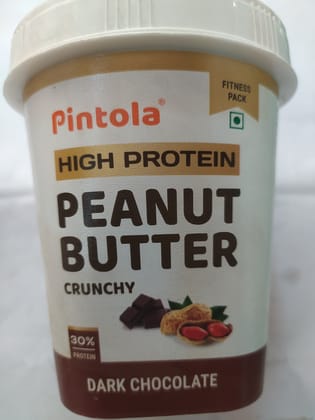 Pintola High protein Peanut Butter Crunchy Dark chocolate 