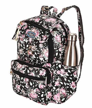 SVB BAG 35 Ltrs Polyester Backpack *For Boys & Girls ( Black ) - Black