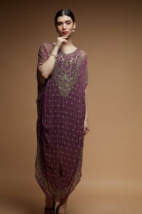 Lavender Color Tunic-Free Size