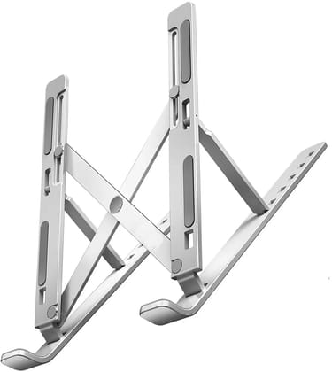 UBON CRH-529 Laptop Pro Foldable Laptop Stand for Up to 18 Inch Laptops | Adjustable Ergonomic Aluminum Laptop Riser | Portable & Heavy-Duty Notebook Stand | Anti-Slip | Ventilated Cooling Design | Ideal for Office, Home, Study & Gaming (Random Color) UBON CRH-529 Laptop Pro Foldable Laptop Stand for Up to 18 Inch Laptops | Adjustable Ergonomic Aluminum Laptop Riser | Portable & Heavy-Duty Notebook Stand | Anti-Slip | Ventilated Cooling Design | Ideal for Office, Home, Study & Gaming (Random Color)