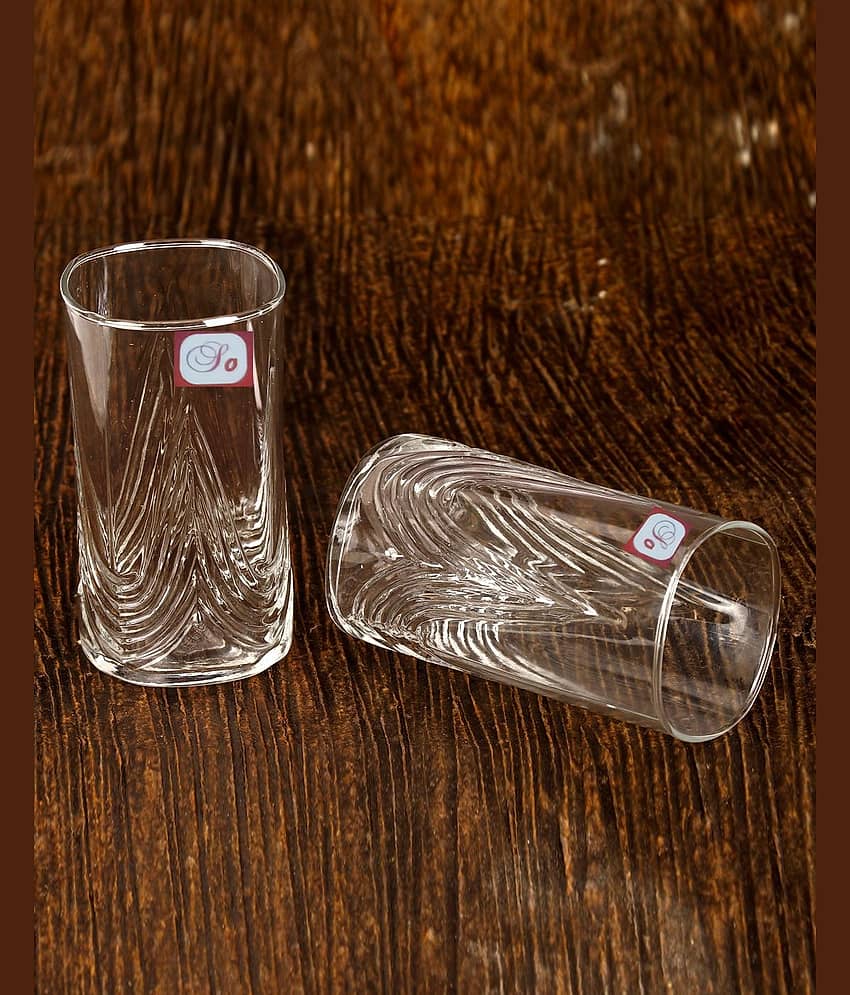 Afast Glass Glasses, Clear, Pack Of 2, 300 ml