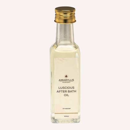 Amaryllis Lucious After Bath Body Oil (100ml) | Exotic Botanical Blend | Glow & Moisture