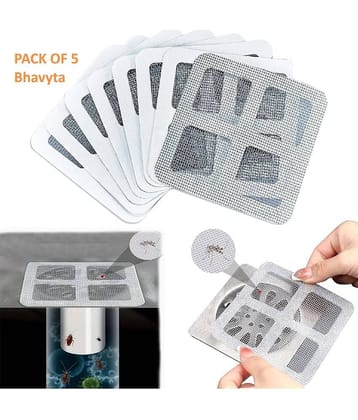 Bhavyta Drain Hair Catcher Mesh Drain Cleaner Pad Disposable Drain Hair Catcher 50