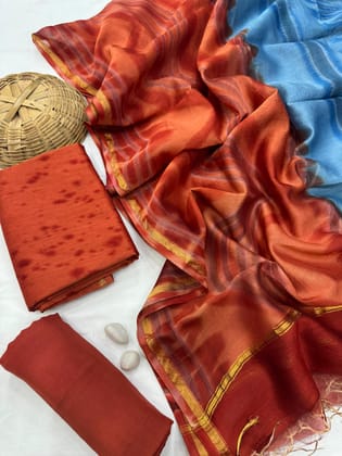 Chanderi Silk Suit Set
