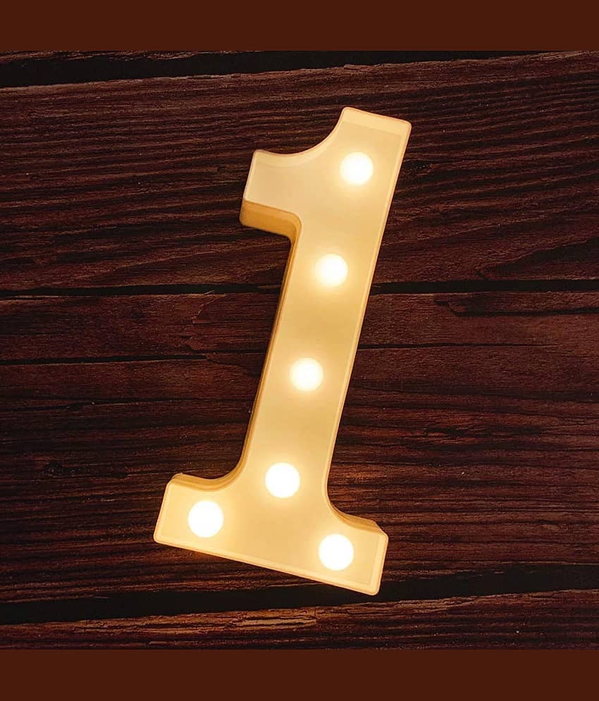 MIRADH LED Marquee Lights, Sign Number-1 , LED Strips Yellow