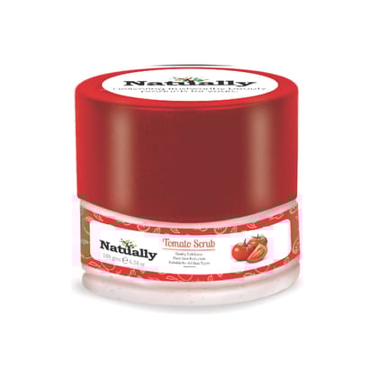 Natually Tomato Scrub |Gently Exfoliates Dark Spot Reduction | 180g