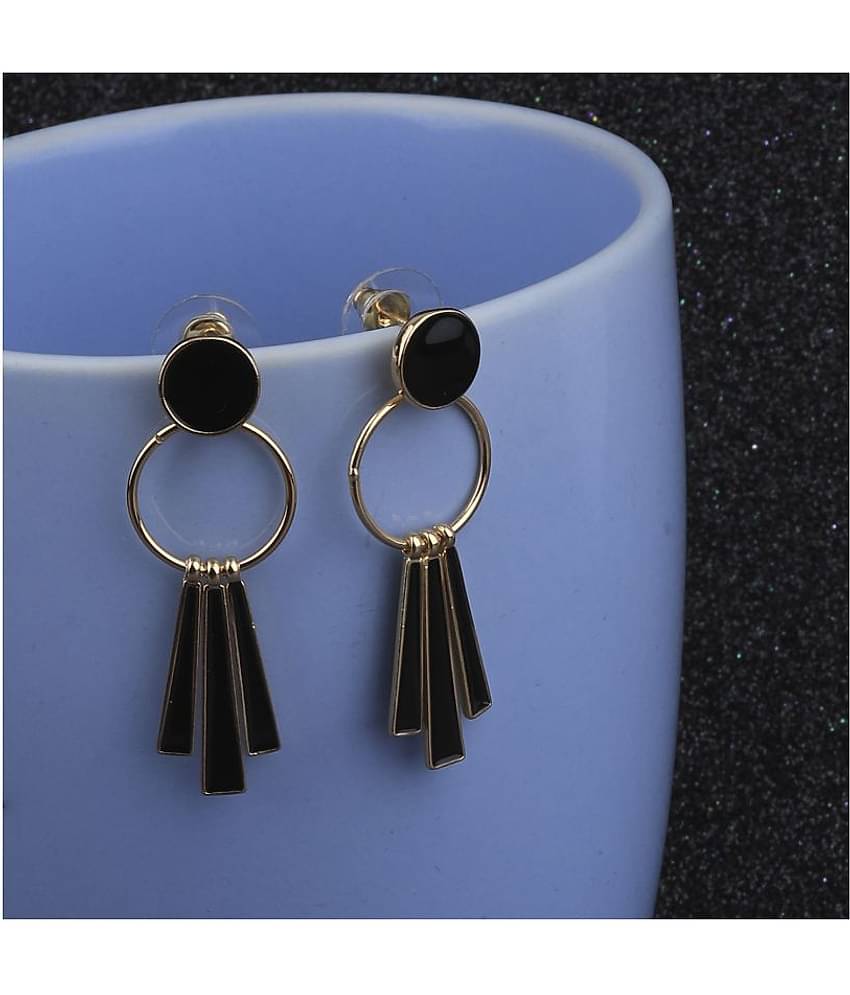 SILVER SHINE Exclusive Gold Plated Charm Party Wear Dangle Earring For Women Girl