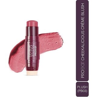 Lotus Make-Up Proedit Cheekalicious Creme Blush Plush|Highly Pigmented|Lightweight (Nude)