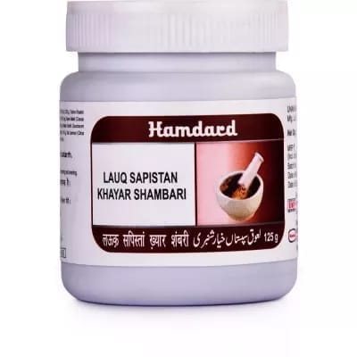 Hamdard lauq Sapistan Khayar Shambari 125g Pack of 2 Hamdard lauq Sapistan Khayar Shambari 125g Pack of 2