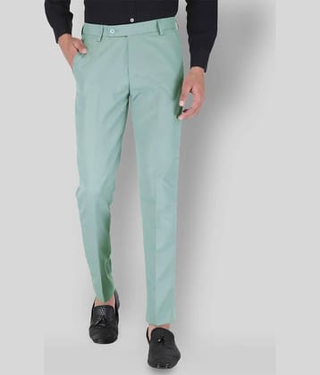 Playerz - Blue Polycotton Slim - Fit Men's Trousers ( Pack of 1 )