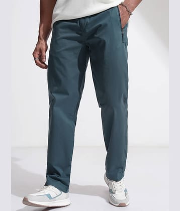 Highlander Relax Flat Men's Trouser - Green ( Pack of 1 )