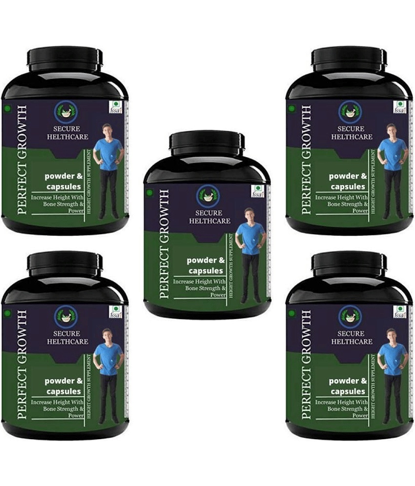 Secure Healthcare Perfect Growth Mango flavor 0.5 kg Powder Pack of 5