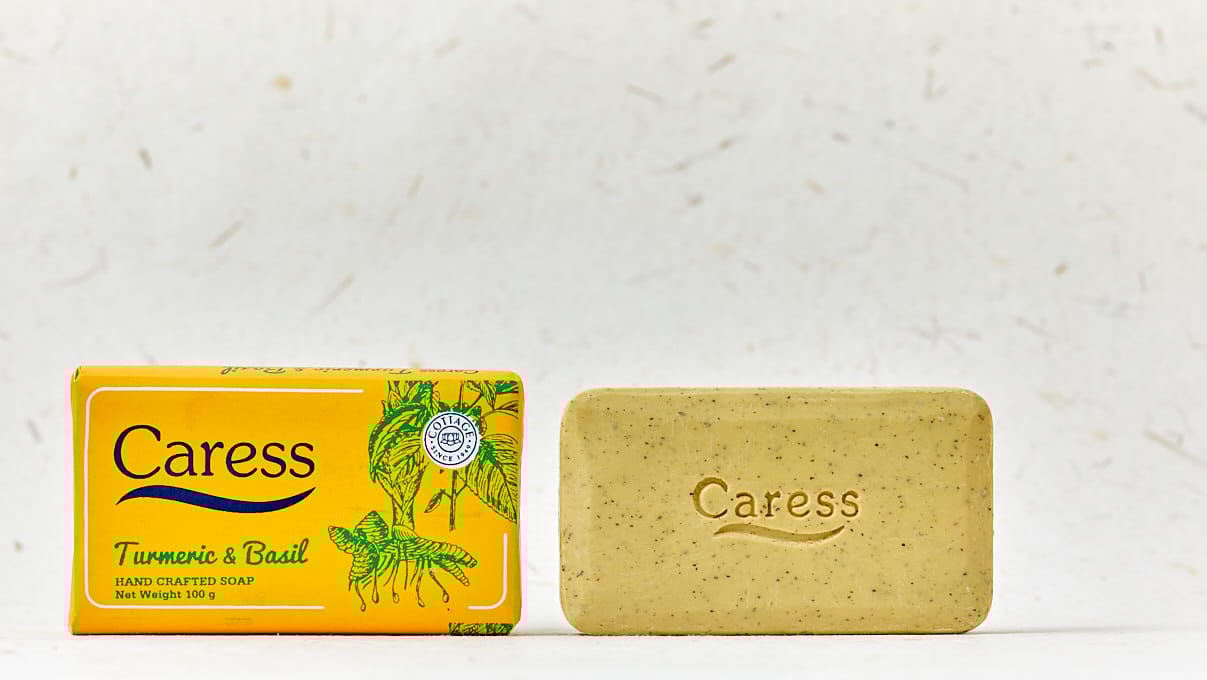 Turmeric & Basil - Caress 100 Gms Soaps