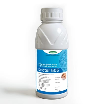 Katyayani Docter 505 | Chlorpyriphos 50% + Cypermethrin 5% Ec | Chemical Insecticide