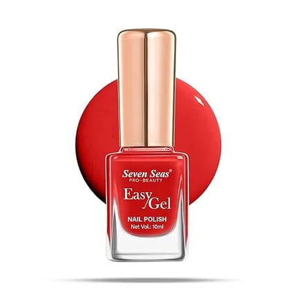 Seven Seas Easy Gel Nail Polish, Intense Glossy Finish, Hydrating Formula, Rich Pigmented, Quick Dry (216, 10ml)