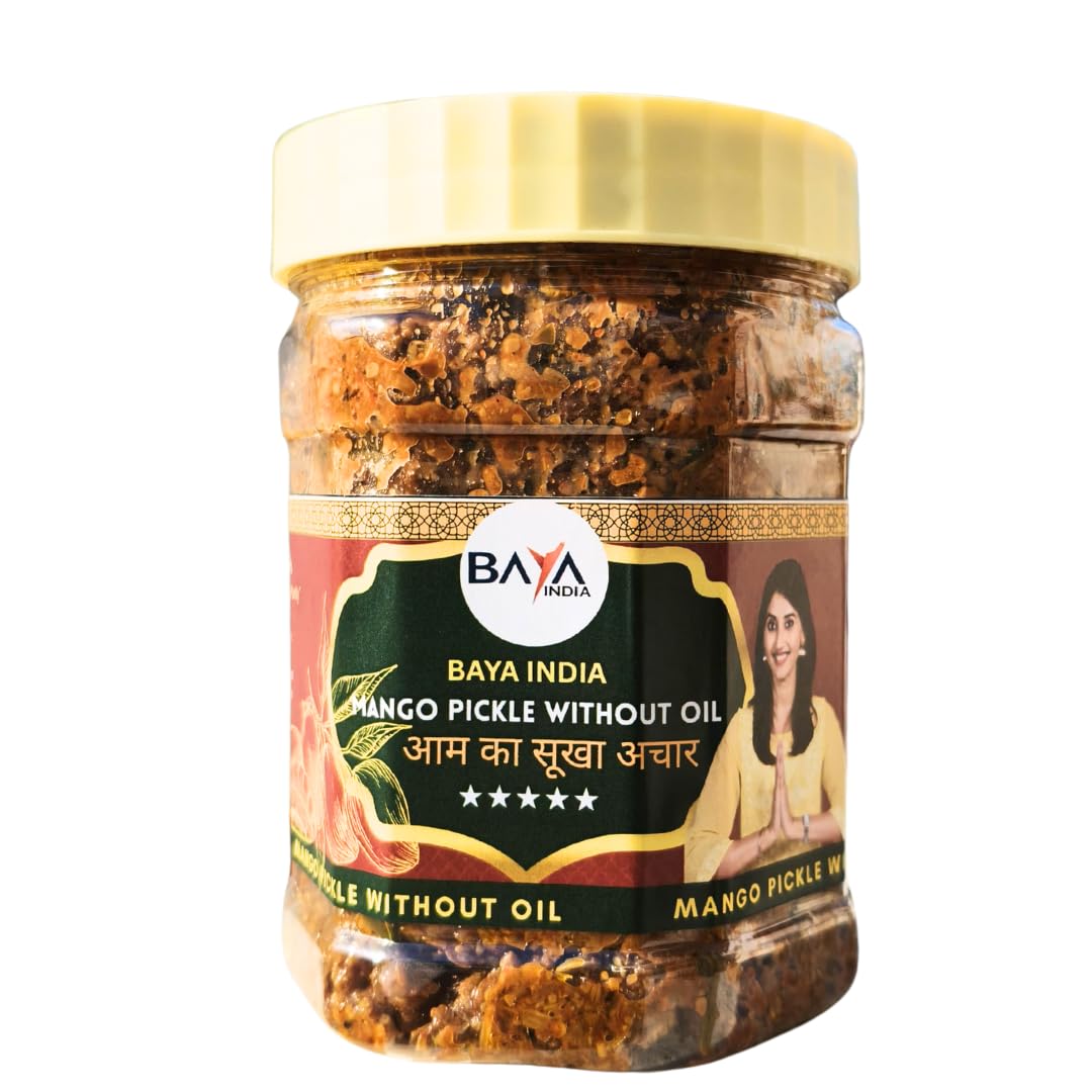 Baya India Homemade Aam ka Sukha Achar | Dry Mango Pickle | Traditional Recipe | Spicy & Tangy | Preservative-Free | Authentic Indian Taste