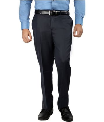 Inspire Clothing Inspiration - Blue Polycotton Slim - Fit Men's Formal Pants ( Pack of 1 )