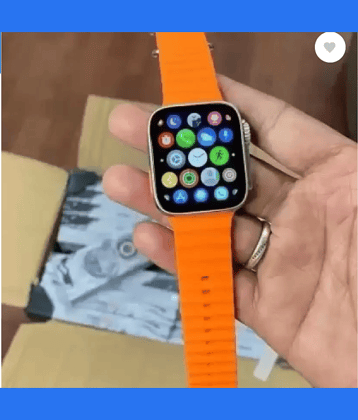 WOF AMOLED BT Calling Smart Watch with Strap Upto 1-2 days Backup ( Orange )