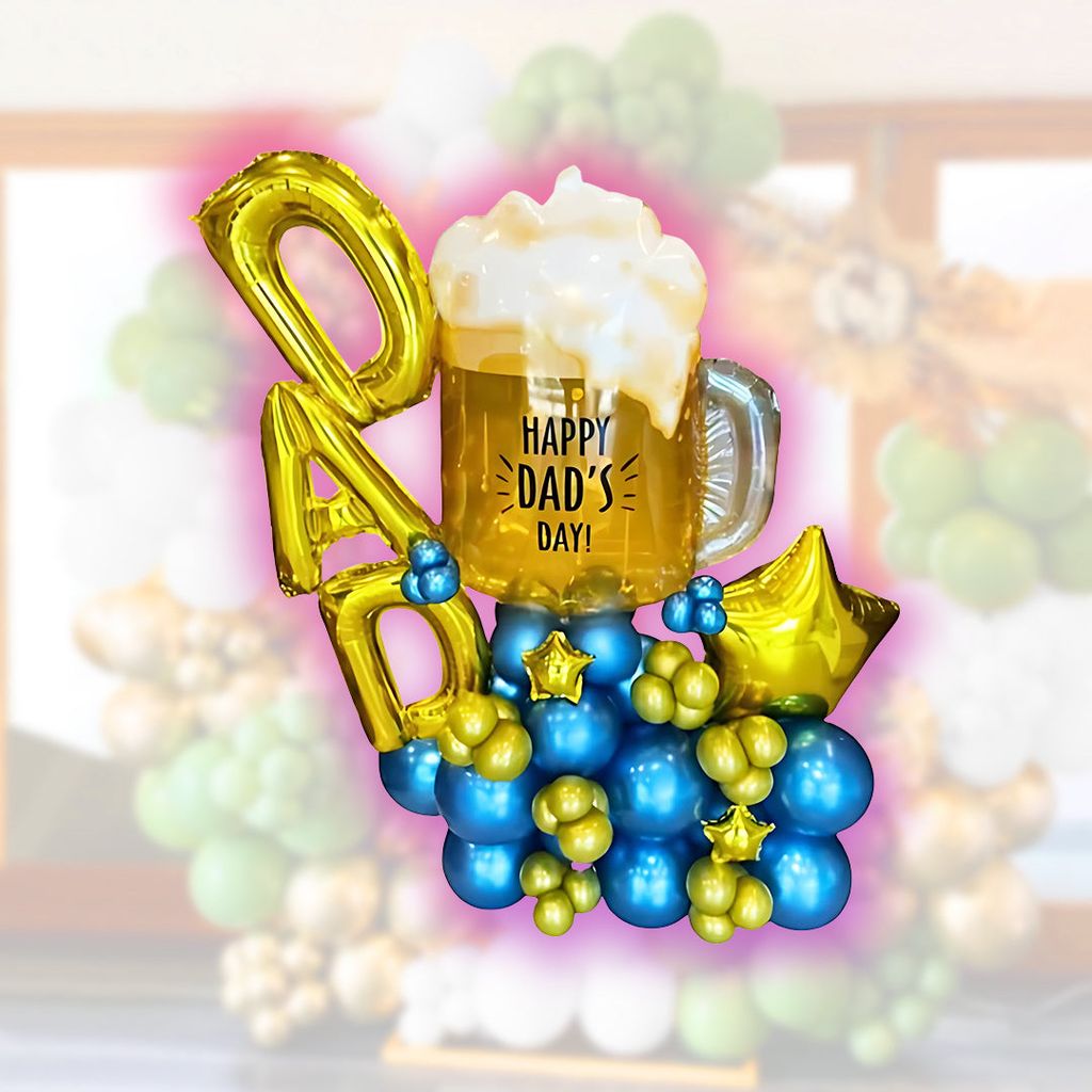 Happy Father's Day Balloon Bouquet - Flowers | Buy online on ZillyBuy