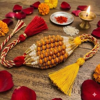 (Pack of 12) CHARKEE Fancy 12 Bhaiya Bhabhi Rakhi (Multicolour)