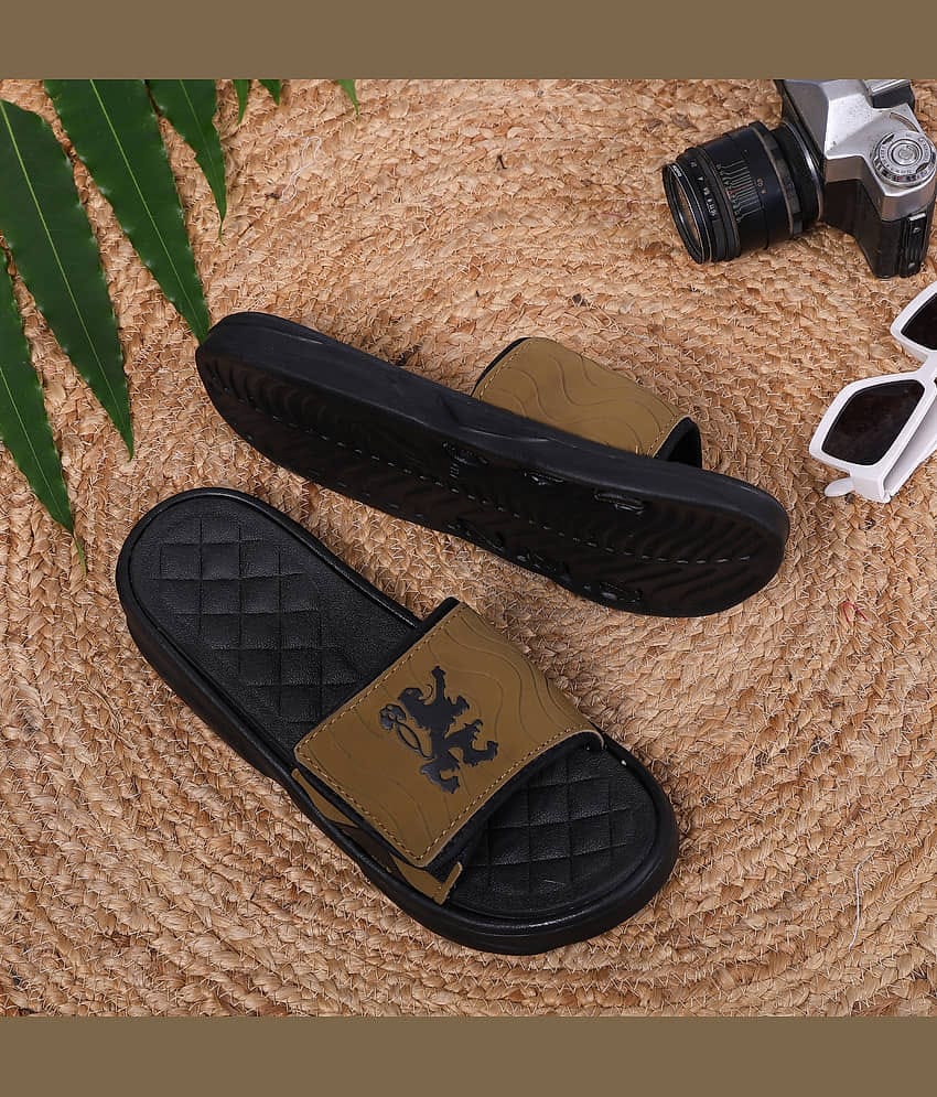 Style Height Green Men's Slide Flip Flop