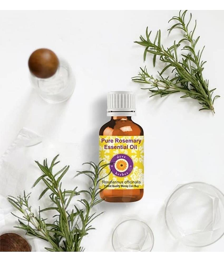 Deve Herbes Rosemary Essential Oil Oriental With Measuring Cup 30 mL ( Pack of 1 )