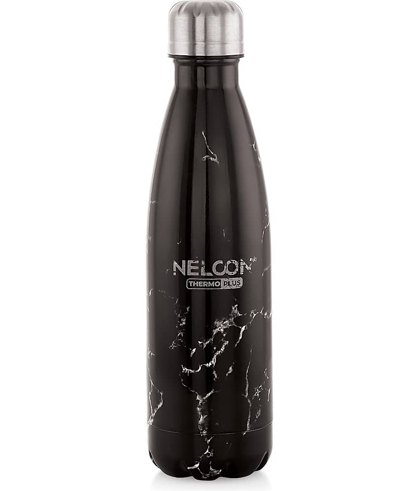 Nelcon COLA BLISS 750ML Black Steel Flask ( 750 ml )
