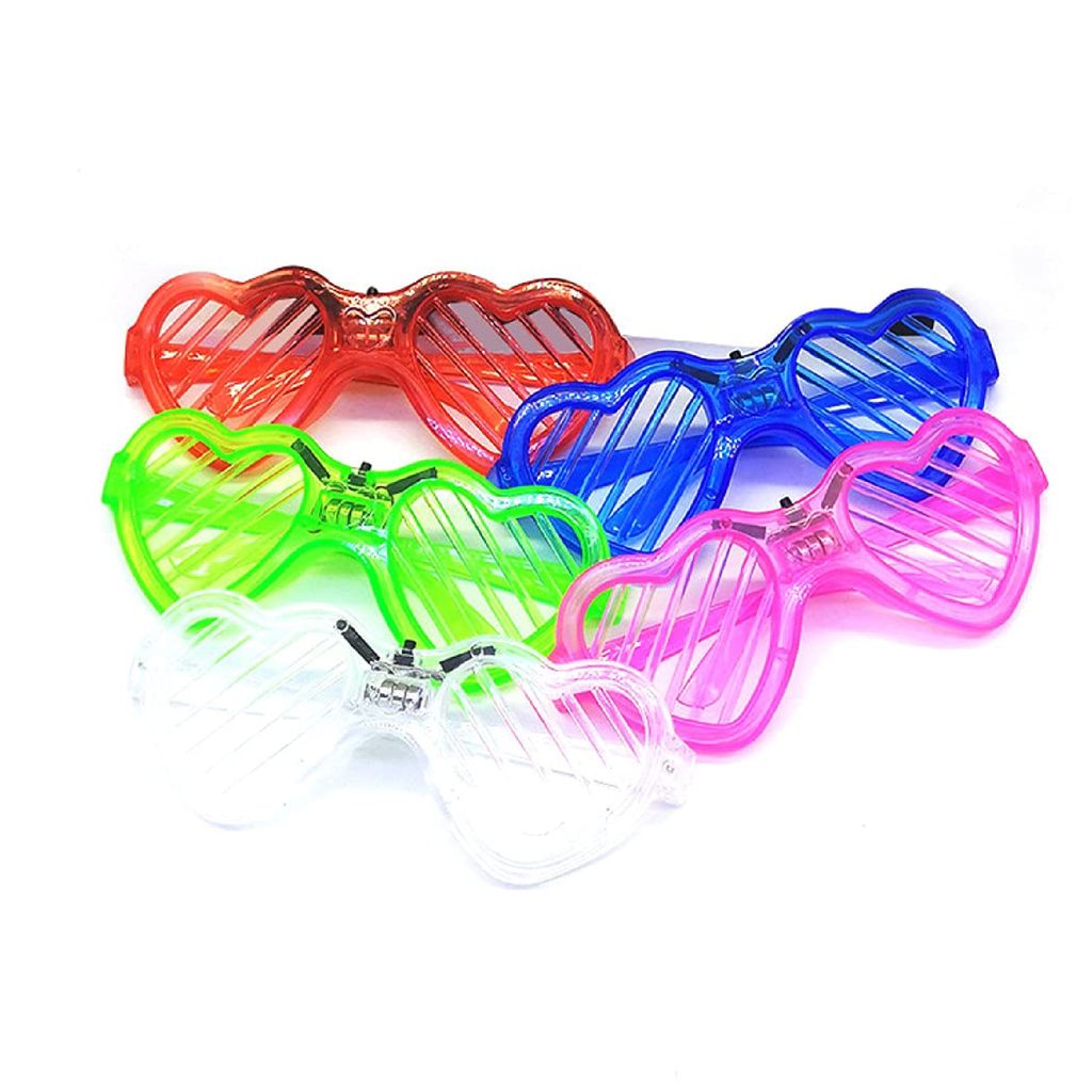 LED Shutter Shades Heart - Sunglasses | Buy online on ZillyBuy