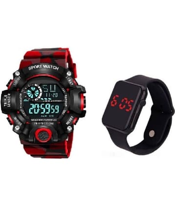 DECLASSE - Black Resin Digital Men's Watch