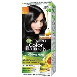 Garnier Color Naturals Natural Black Creme Riche Hair Color - 110ml