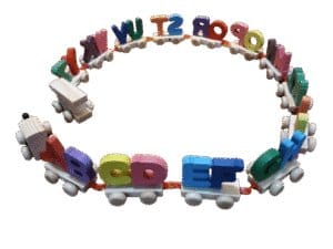 Handicraft Exim Wooden Alphabet Letter Train | Educational Learning Toy | Preschool Development