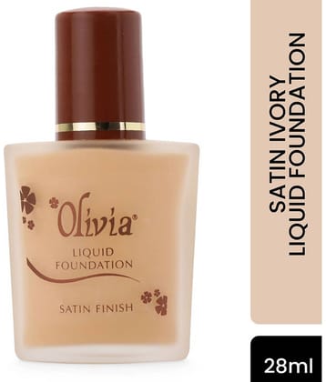 OLIVIA Natural Liquid For All Skin Types Skin Medium Foundation Pack of 1
