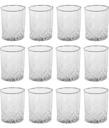 Afast Whisky  Glasses Set,  200 ML - (Pack Of 12)