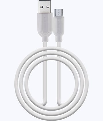 Zebronics - White 3A Micro USB Cable 1 Meter
