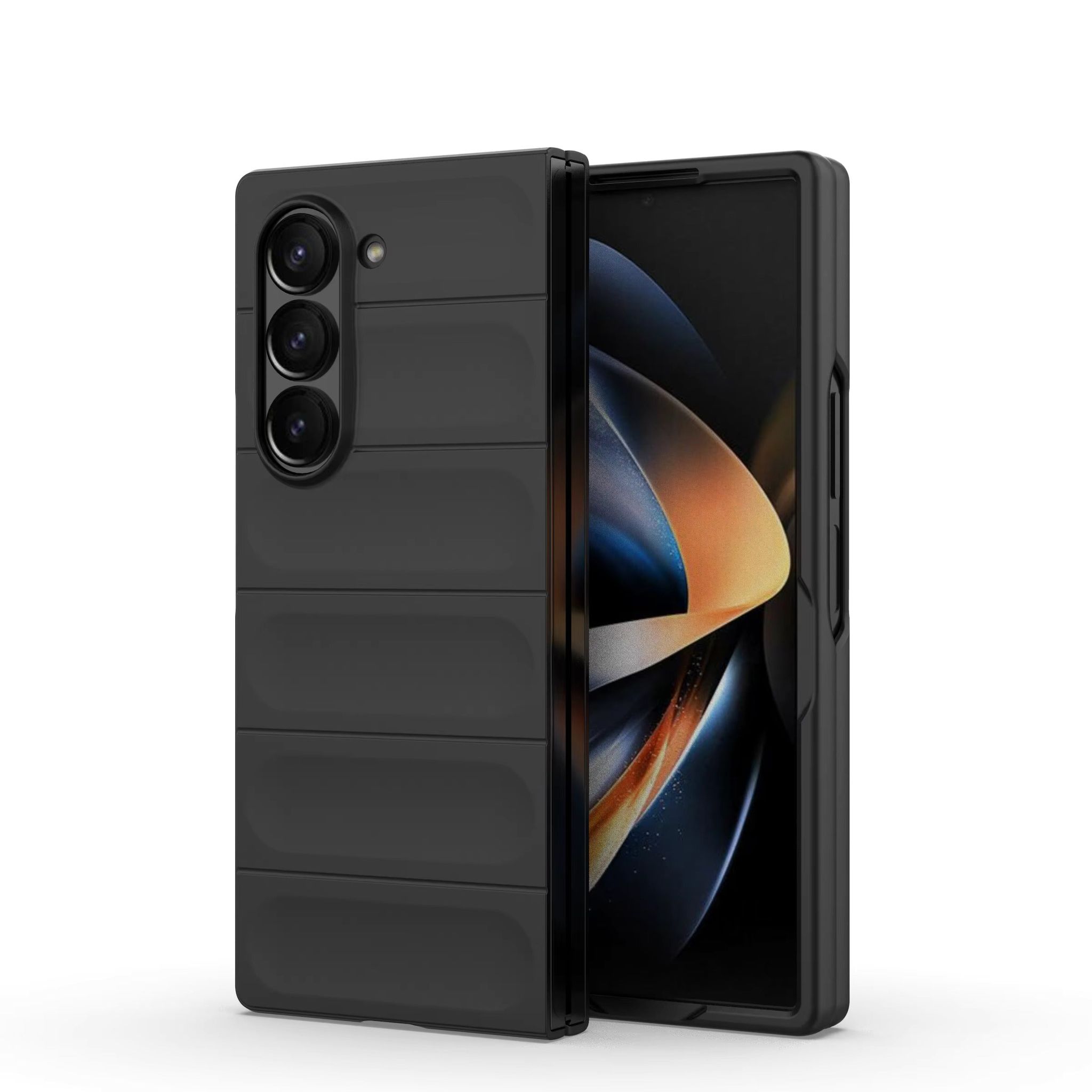 Valente Premium Protective Covers for Samsung Galaxy Fold 6 - Durable and Stylish-Black