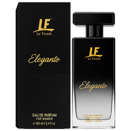 La French Eleganto Perfume for Women- 100ml | Premium Eau De Parfum | Long Lasting Fresh Floral Fragrance | Ideal for Special Occasions | Luxury Scent for Her La French Eleganto Perfume for Women- 100ml | Premium Eau De Parfum | Long Lasting Fresh Floral Fragrance | Ideal for Special Occasions | Luxury Scent for Her