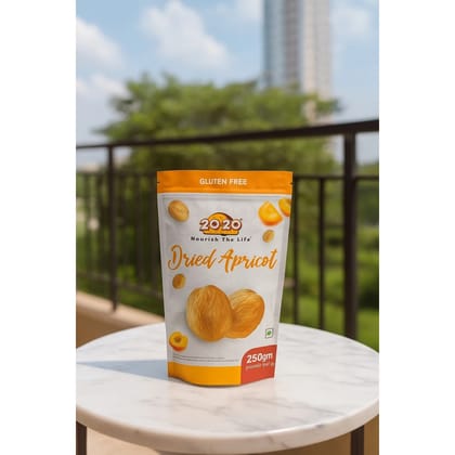 20-20 Dry Fruits Dried Apricot, 250 gm - 20-20 Dry Fruits Dried Apricot, 250 gm