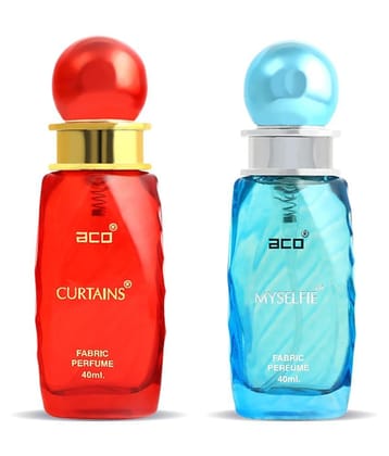 Aco Set of 2 Perfume, Curtains & Myselfie For Men & Women, 40ml Each