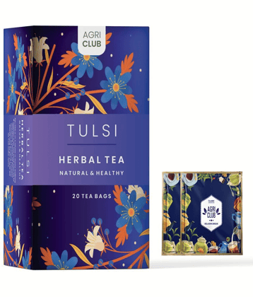 Agri Club Tulsi Herbal Tea 20 Tea Bags