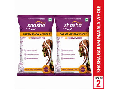 Shasha Whole Garam Masala - 100gm (Pack of 2)