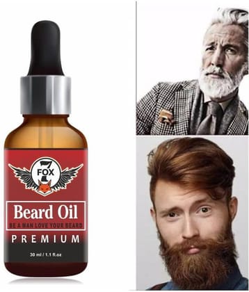 7 FOX - 30mL Shine Increasing Beard Oil (Pack of 1)
